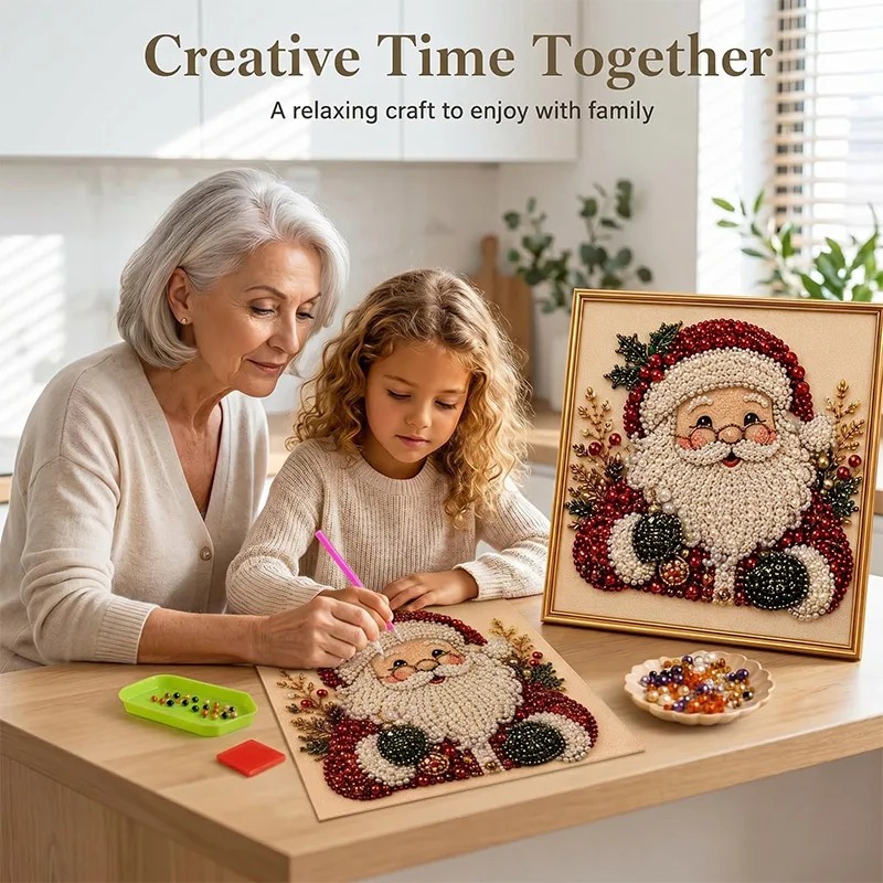 Art Craft Gifts For Adults - مجموعة فن الرسم باللؤلؤ والماس لعيد