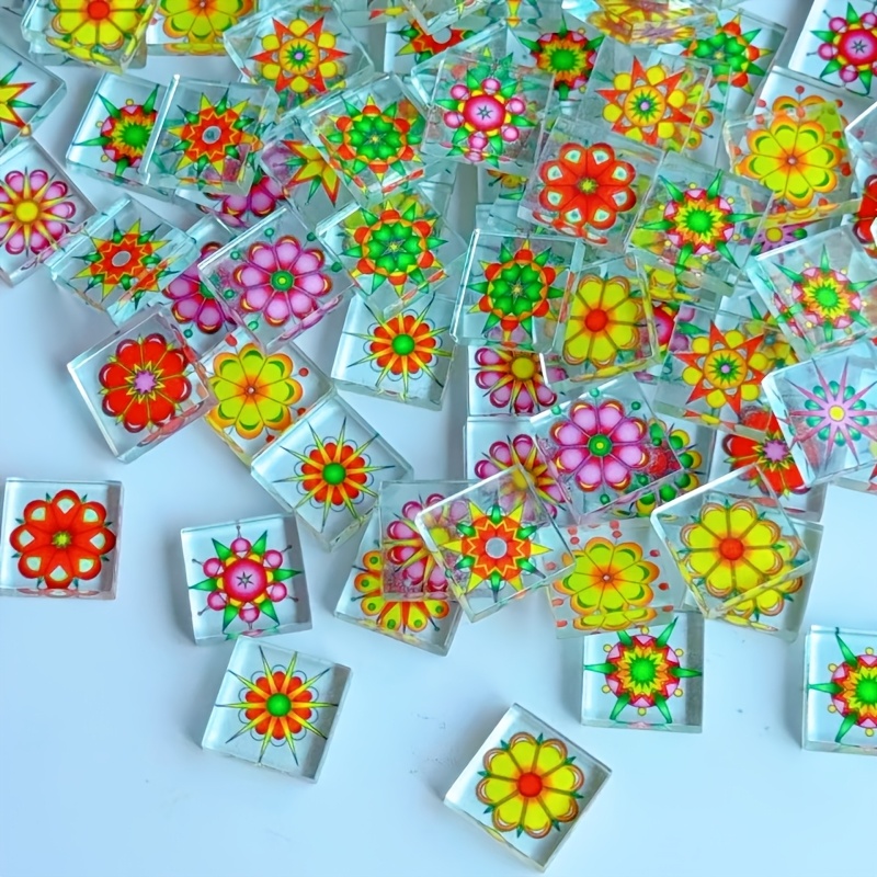 Art And Craft Photos - 100/200 جرام من مواد الفسيفساء الشفافة،