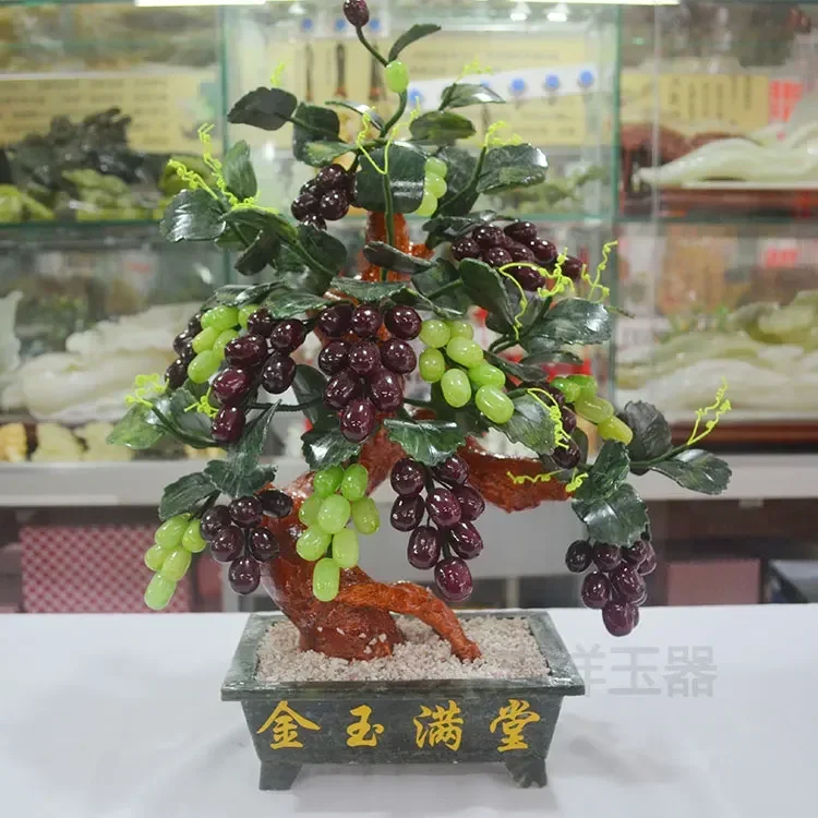 زخرفة الحجر شجرة العنب Zhaocai - مراجعة Art Craft New Year وسعره