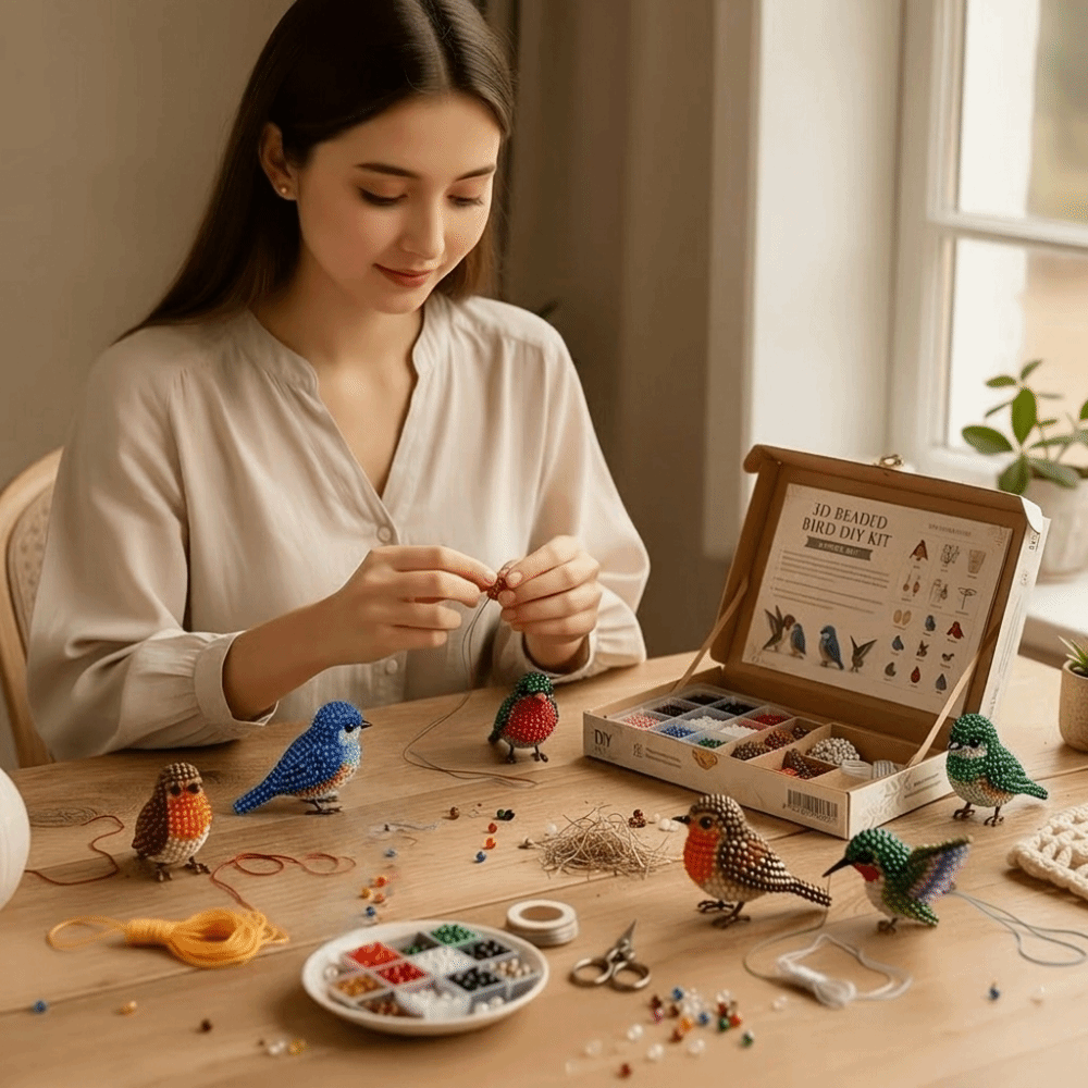 طقم تطريز الخرز اليدوي للحيوان - مراجعة Art Craft Education وسعره