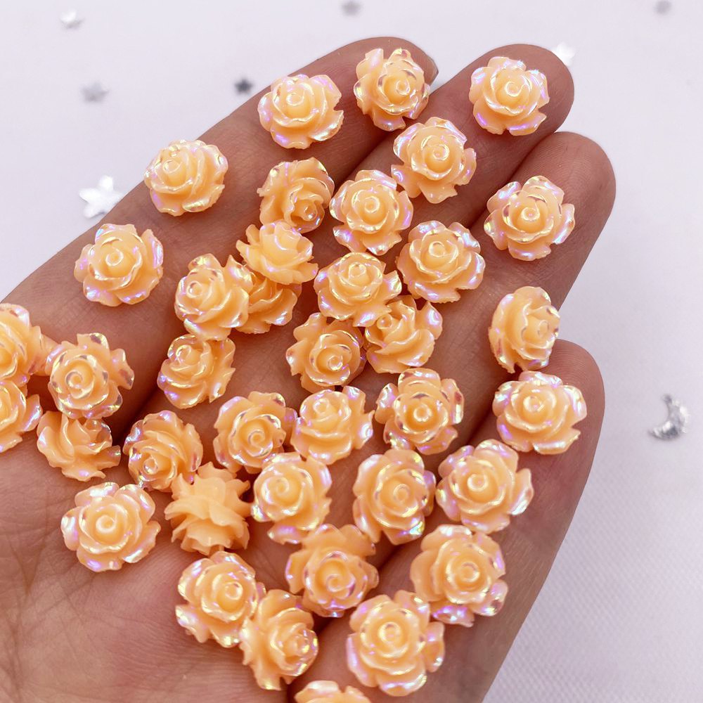 50 قطعة 10 مللي متر AB الراتنج - مراجعة Art Craft Rose وسعره