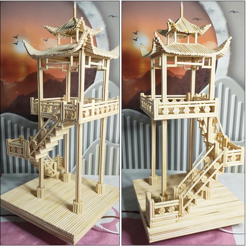 عصا خشبية مستديرة للحرف الغذائ - مراجعة Art Craft Stick وسعره