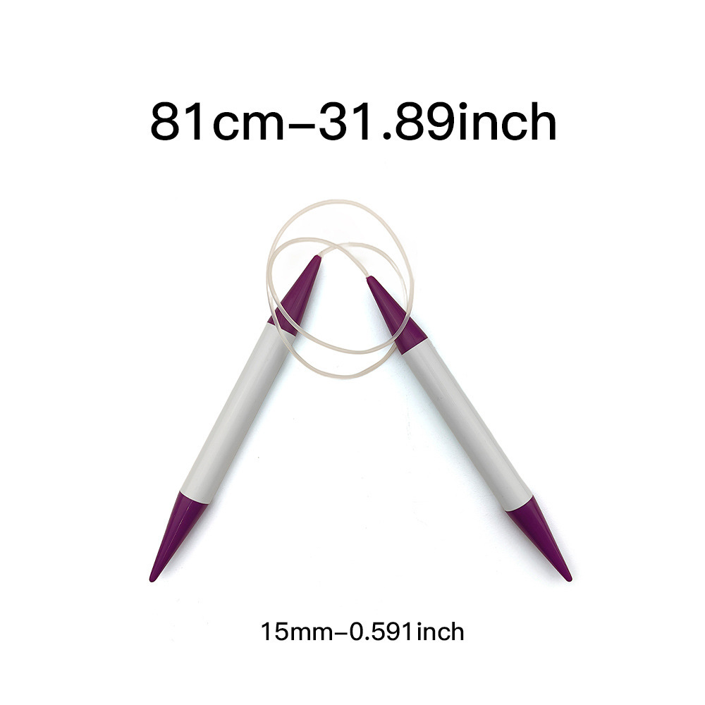 15 مللي متر 80 مللي متر إبرة د - مراجعة Knitting Needle Circular وسعره
