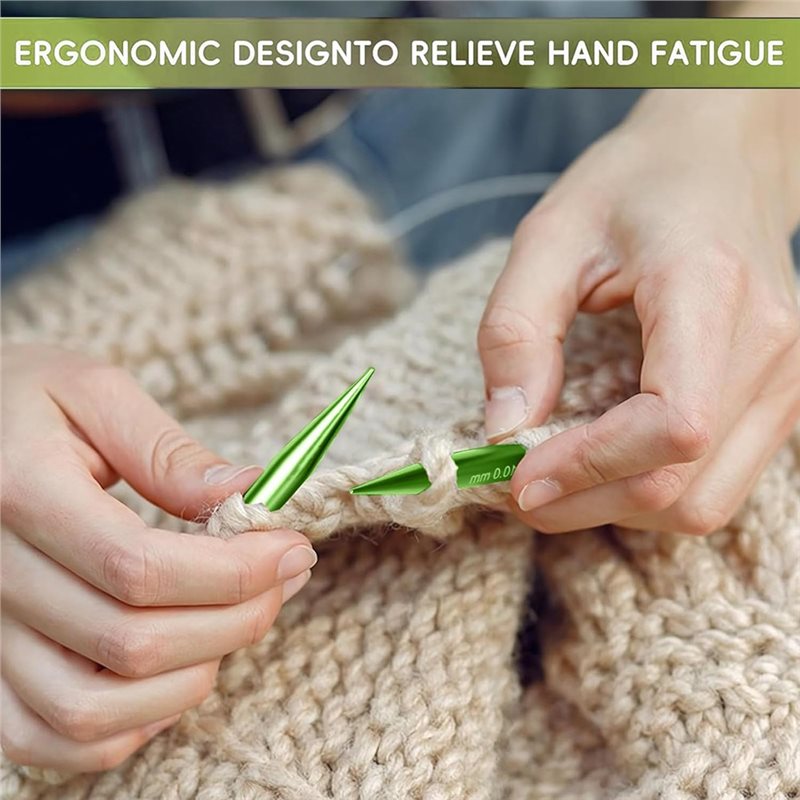 مجموعة إبر الحياكة الدائرية من - مراجعة Knitting Needle Circular وسعره