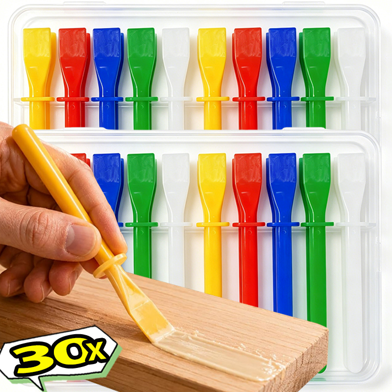 30/10 قطعة فرشاة لصق يدوية، أد - مراجعة Art Craft Stick وسعره