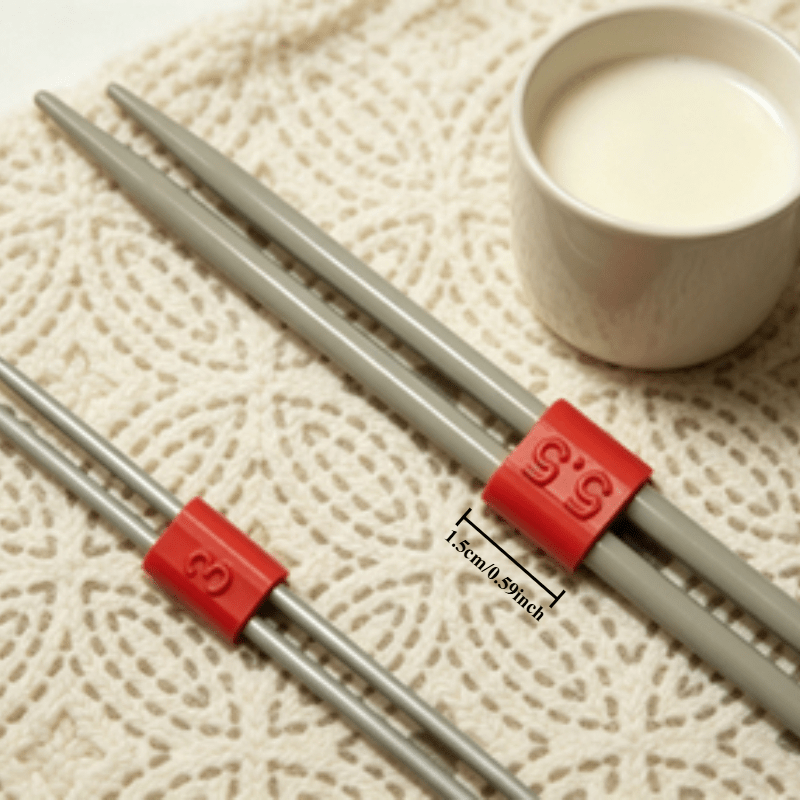أغطية علامات مقاسات إبر الحياك - مراجعة Knitting Needle Circular وسعره