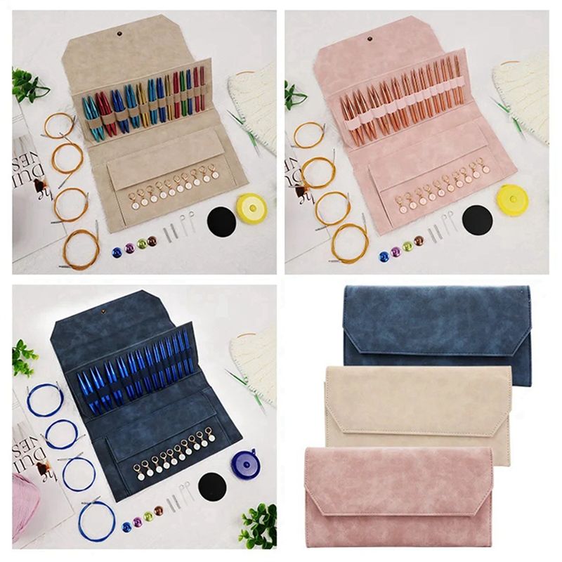 مجموعة إبر حياكة دائرية قابلة  - مراجعة Knitting Needle Circular وسعره