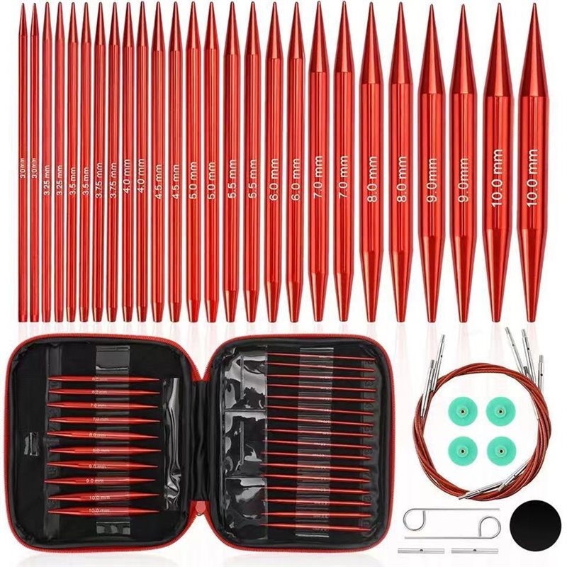 مجموعة إبر الحياكة A25F-Circul - مراجعة Knitting Needle Circular وسعره