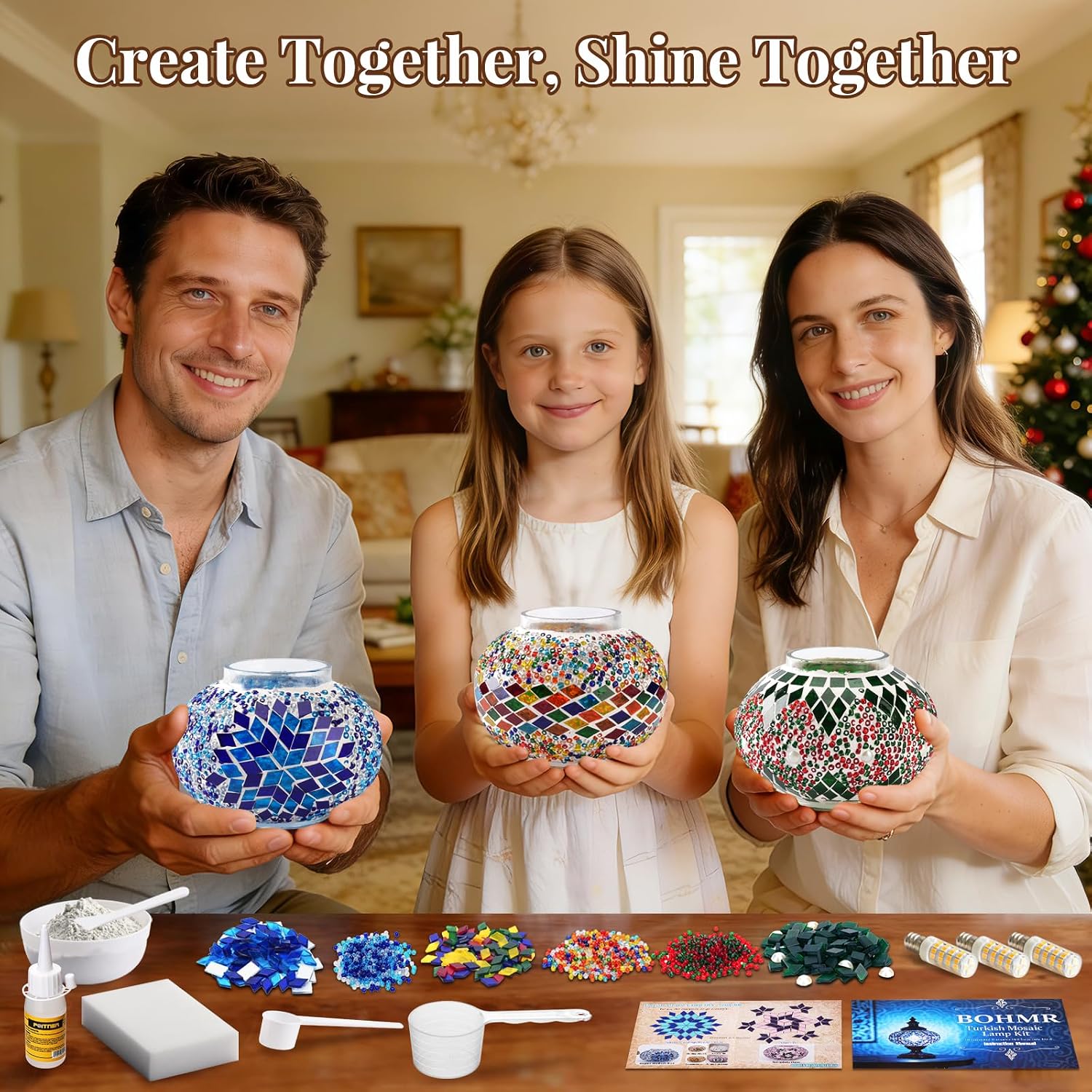 طقم صنع مصباح تركي فسيفسائي ثل - مراجعة Art Craft Kits وسعره