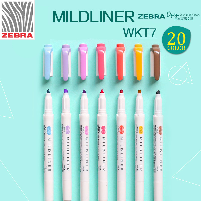 زيبرا WKT7 Mildliner قلم ماركر - مراجعة Zebra Pen Mildliner وسعره