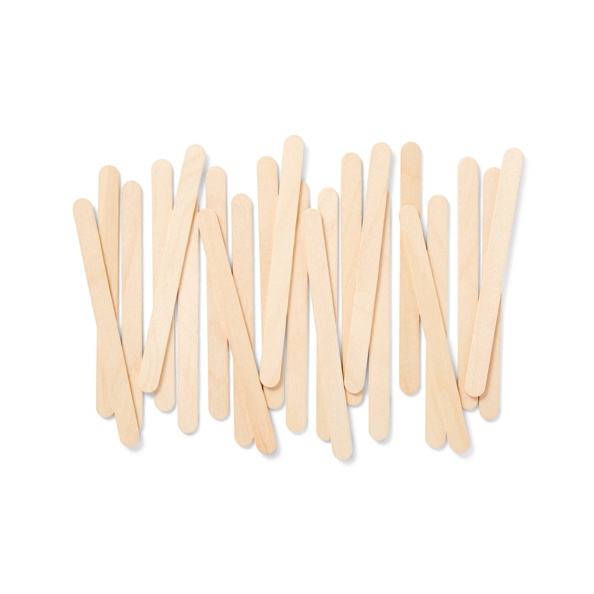 150 قطعة من أعواد الخشب الطبيع - مراجعة Art Craft Stick وسعره