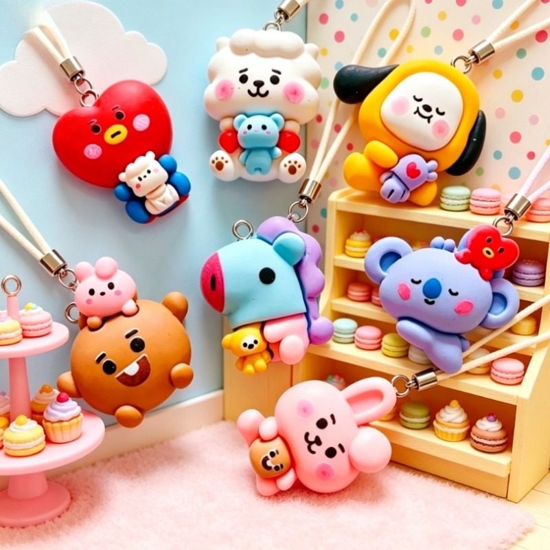 7 قطع من إكسسوارات BT21 الكرتو - مراجعة Art Craft Ideas وسعره