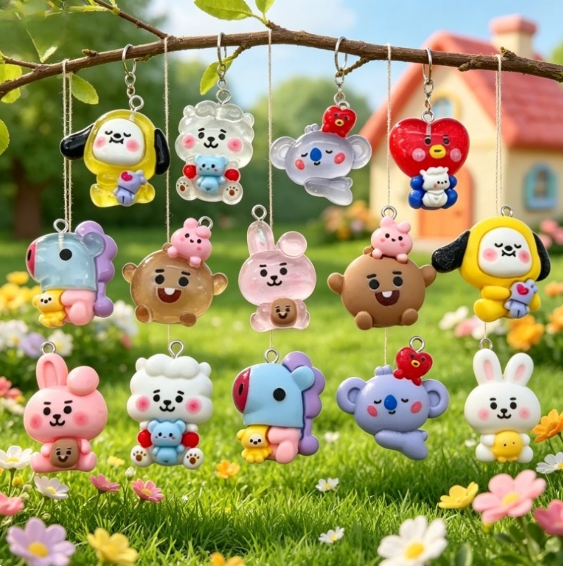 7 قطع من إكسسوارات BT21 الكرتو - مراجعة Art Craft Ideas وسعره