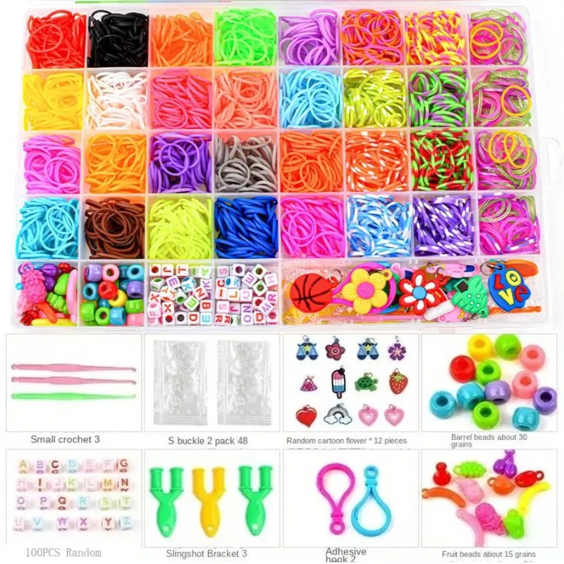 4300 قطعة+ من أربطة المطاط الم - مراجعة Art Craft Ideas وسعره