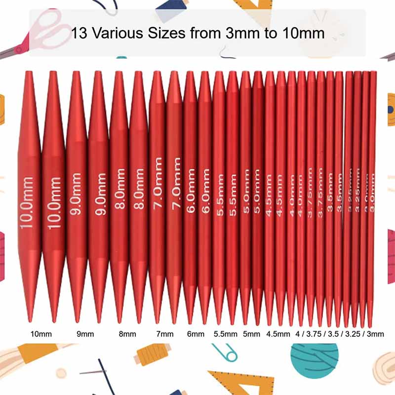 طقم إبر حياكة 25 قطعة، إبر حيا - مراجعة Knitting Needle Circular وسعره