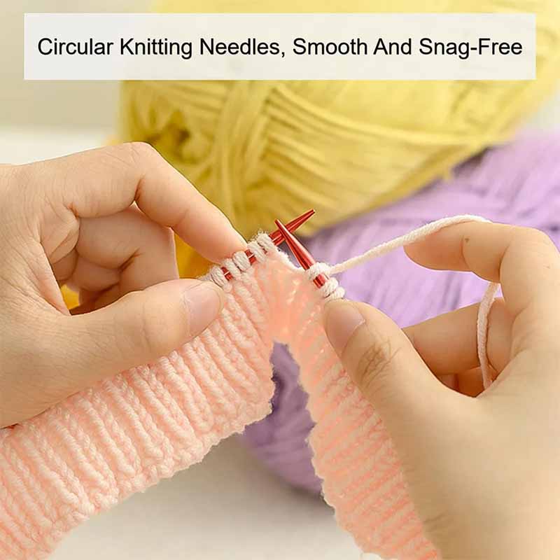 طقم إبر حياكة 25 قطعة، إبر حيا - مراجعة Knitting Needle Circular وسعره