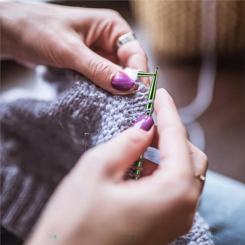 مجموعة إبر حياكة قصيرة قابلة ل - مراجعة Knitting Needle Circular وسعره